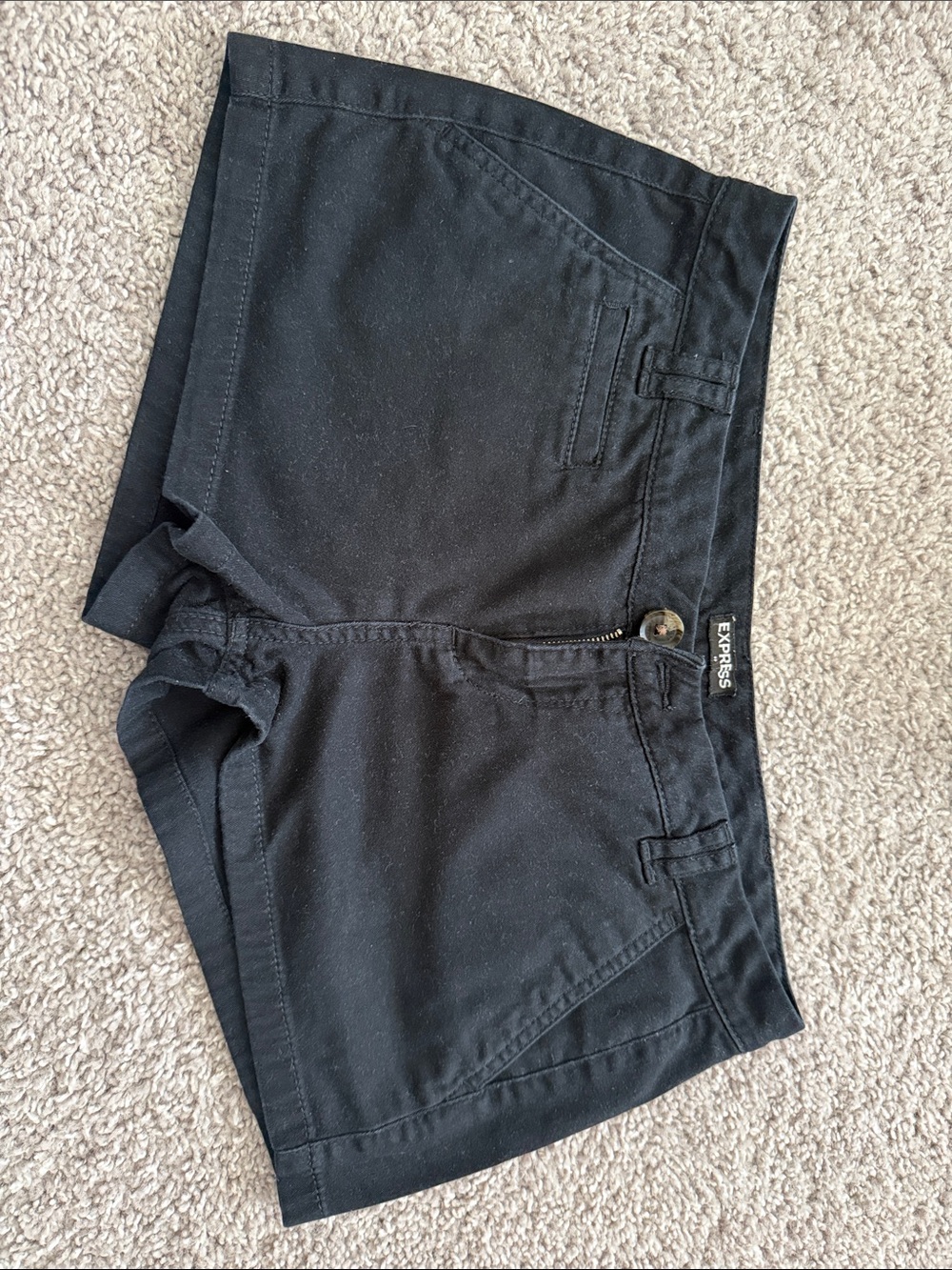 Express Black Stretch Short